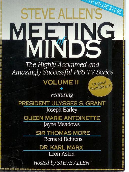 Title details for Meeting of Minds, Volume II by Steve Allen - Available